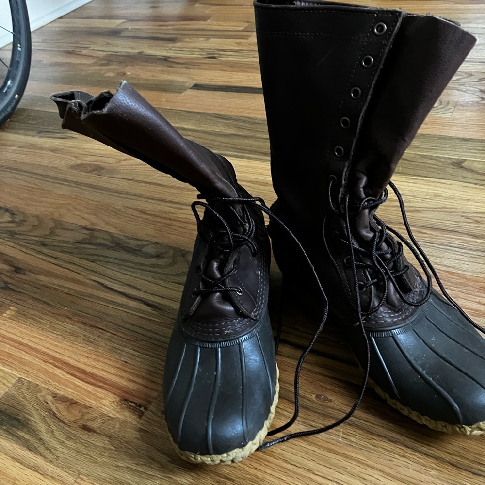 L.L. Bean Women's Brown and Black Boots